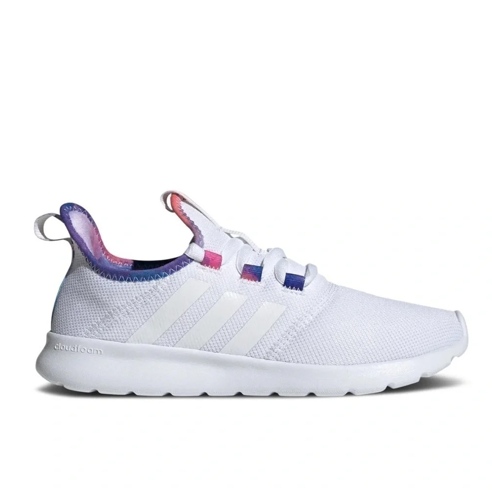 Adidas women’s CLOUDFOAM PURE 2.0 WHITE ACID RED size 9.5